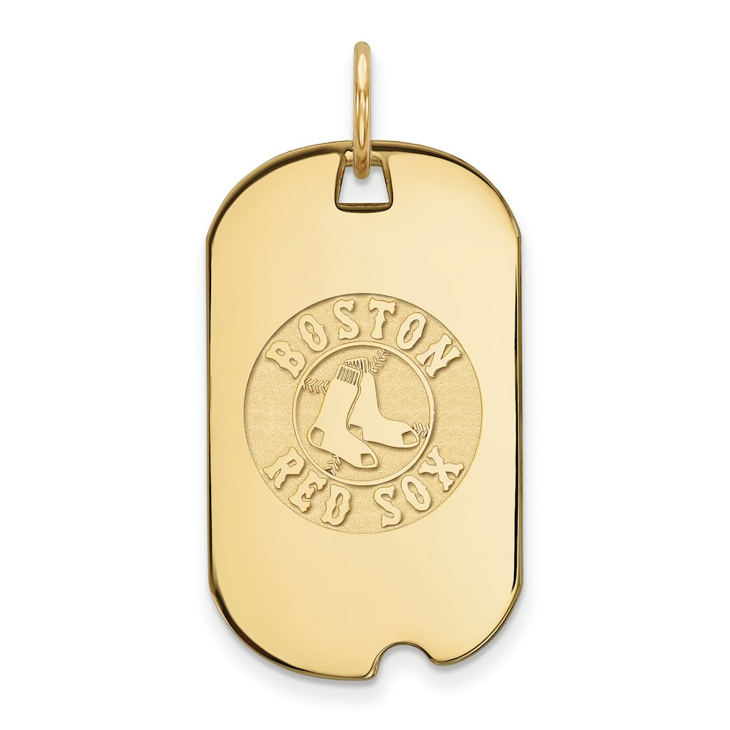 Women's Boston Red Sox 14k Yellow Gold Small Dog Tag Pendant: $3,499.99 Women's Boston Red Sox 14k Yellow Gold Small Dog Tag Pendant: $3,499.99