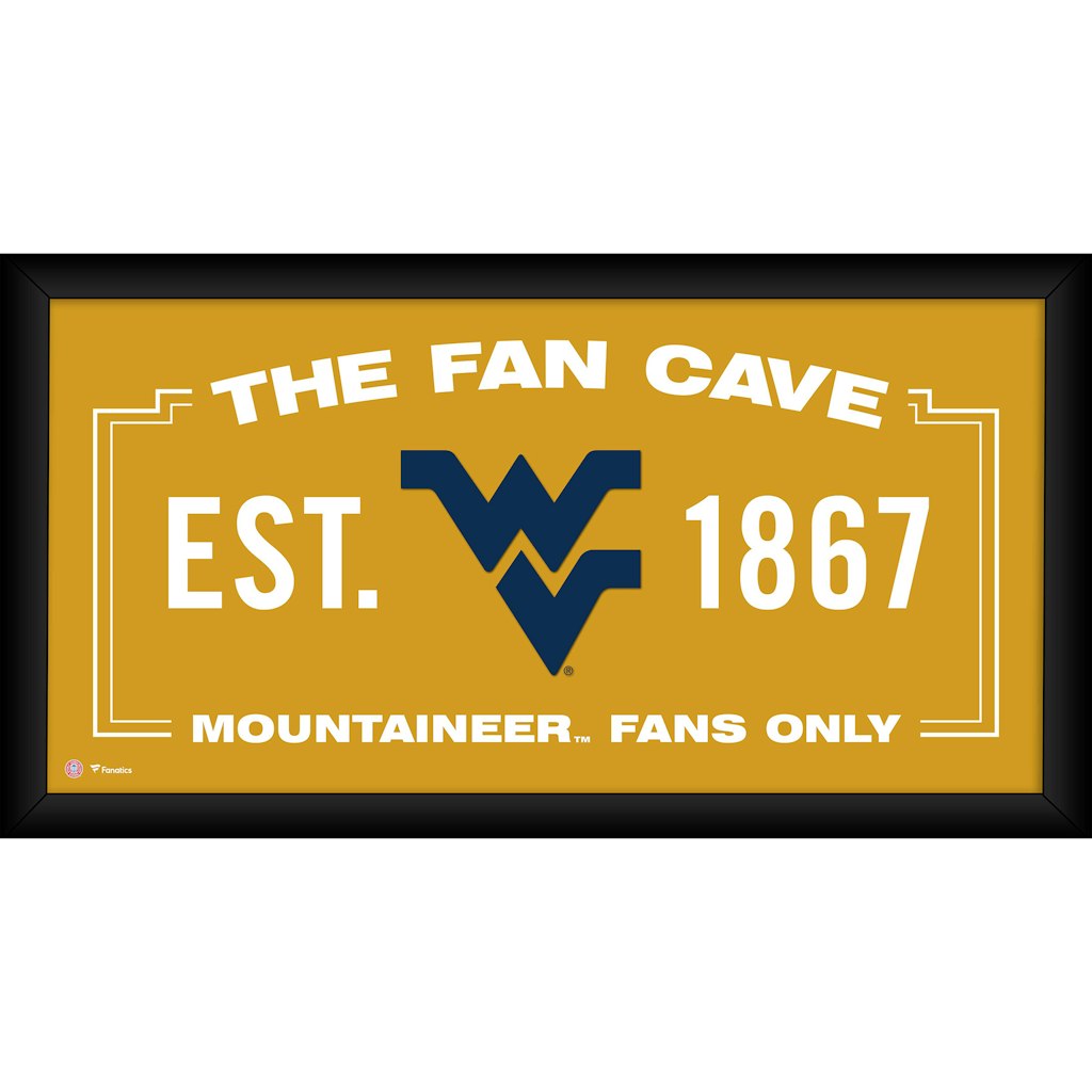 West Virginia Mountaineers 10" x 20" Fan Cave Collage: $59.99 West Virginia Mountaineers 10" x 20" Fan Cave Collage: $59.99