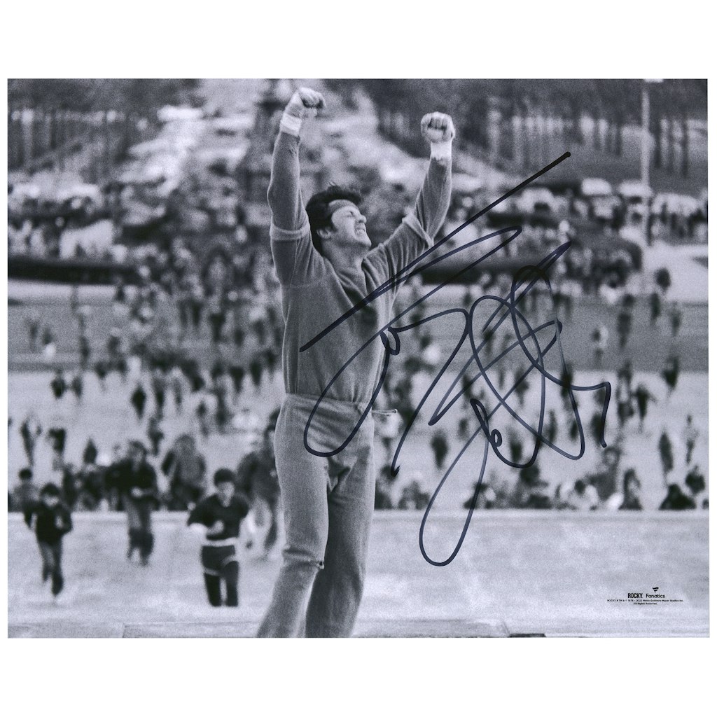 Sylvester Stallone Autographed 16" x 20" Rocky II Photograph: $1,499.99 Sylvester Stallone Autographed 16" x 20" Rocky II Photograph: $1,499.99