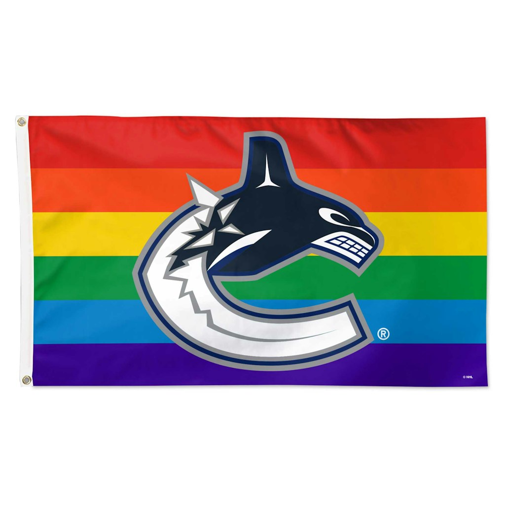 Vancouver Canucks 3' x 5' Pride Flag: $39.99 Vancouver Canucks 3' x 5' Pride Flag: $39.99