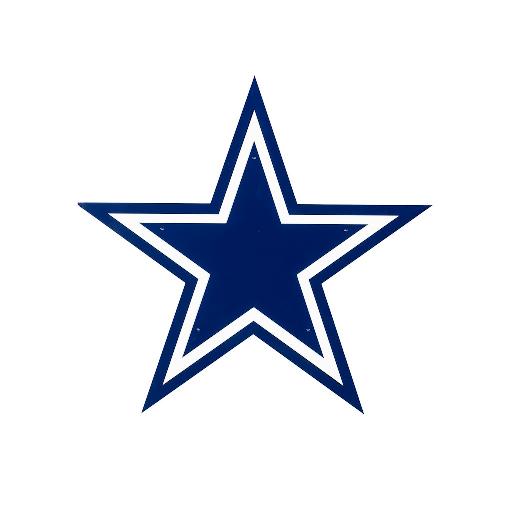 Dallas Cowboys 23-inch Layered Metal Wall Art Sign: $229.99 Dallas Cowboys 23-inch Layered Metal Wall Art Sign: $229.99