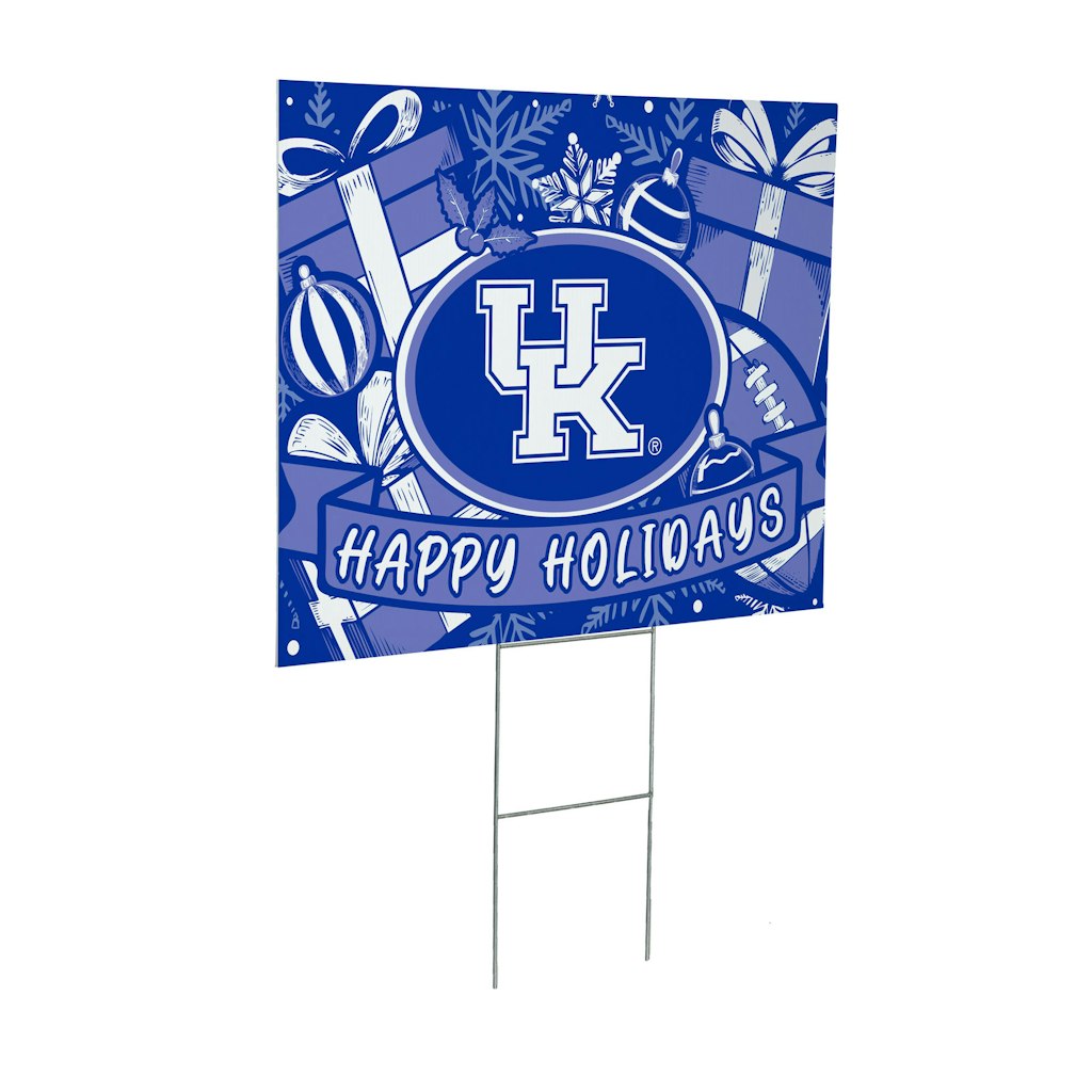 Kentucky Wildcats 24" x 18" Christmas Yard Sign: $39.99 Kentucky Wildcats 24" x 18" Christmas Yard Sign: $39.99
