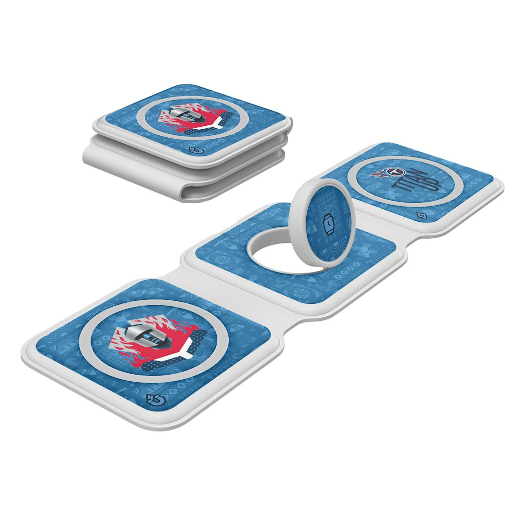 Keyscaper Tennessee Titans 3-in-1 Foldable Charger: $69.99 Keyscaper Tennessee Titans 3-in-1 Foldable Charger: $69.99