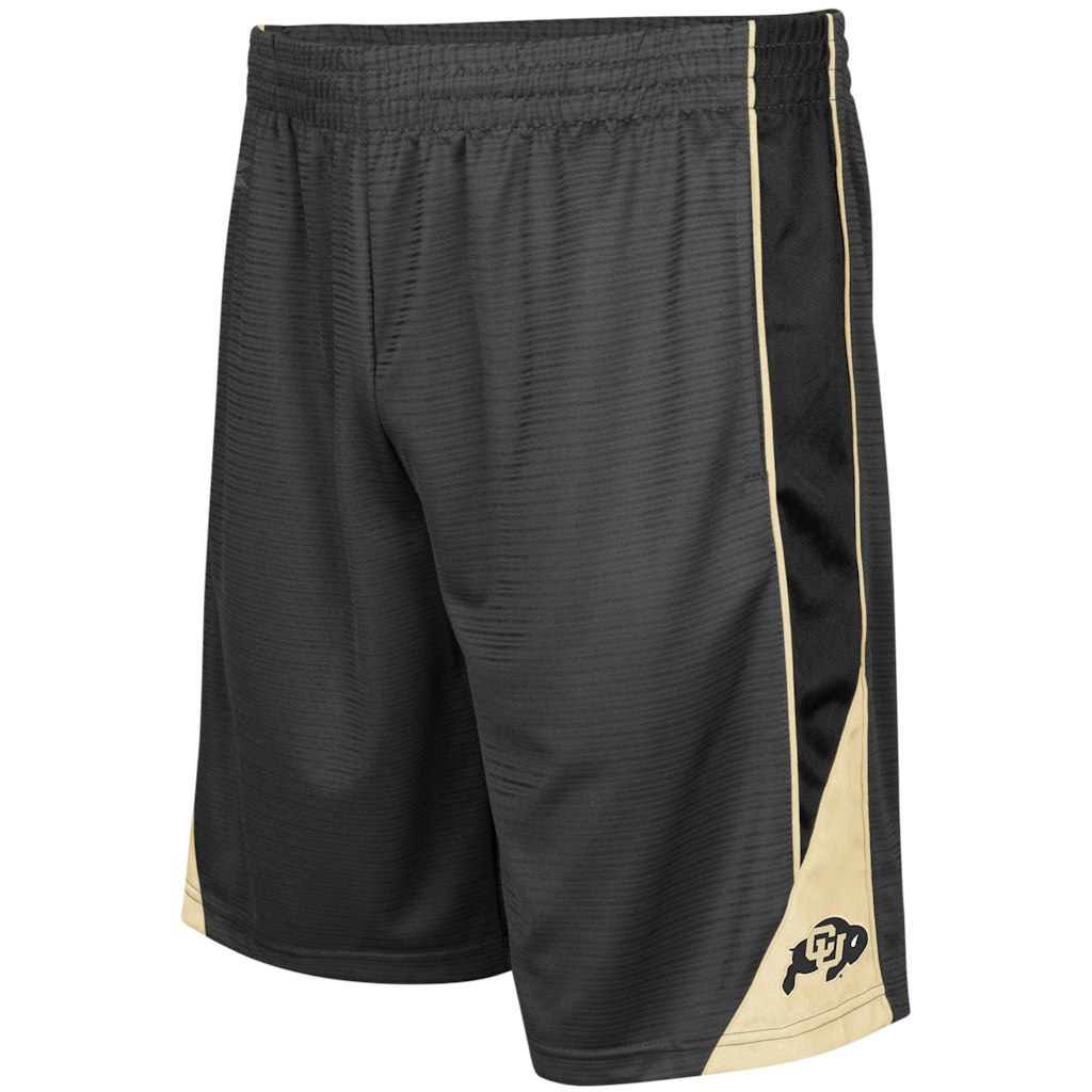 Colosseum Colorado Buffaloes Charcoal Turnover Shorts: $29.99