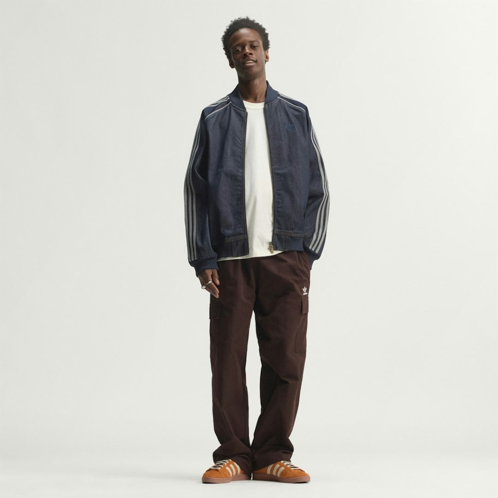 Adidas Adicolor Denim Track Top: $110 Adidas Adicolor Denim Track Top: $110