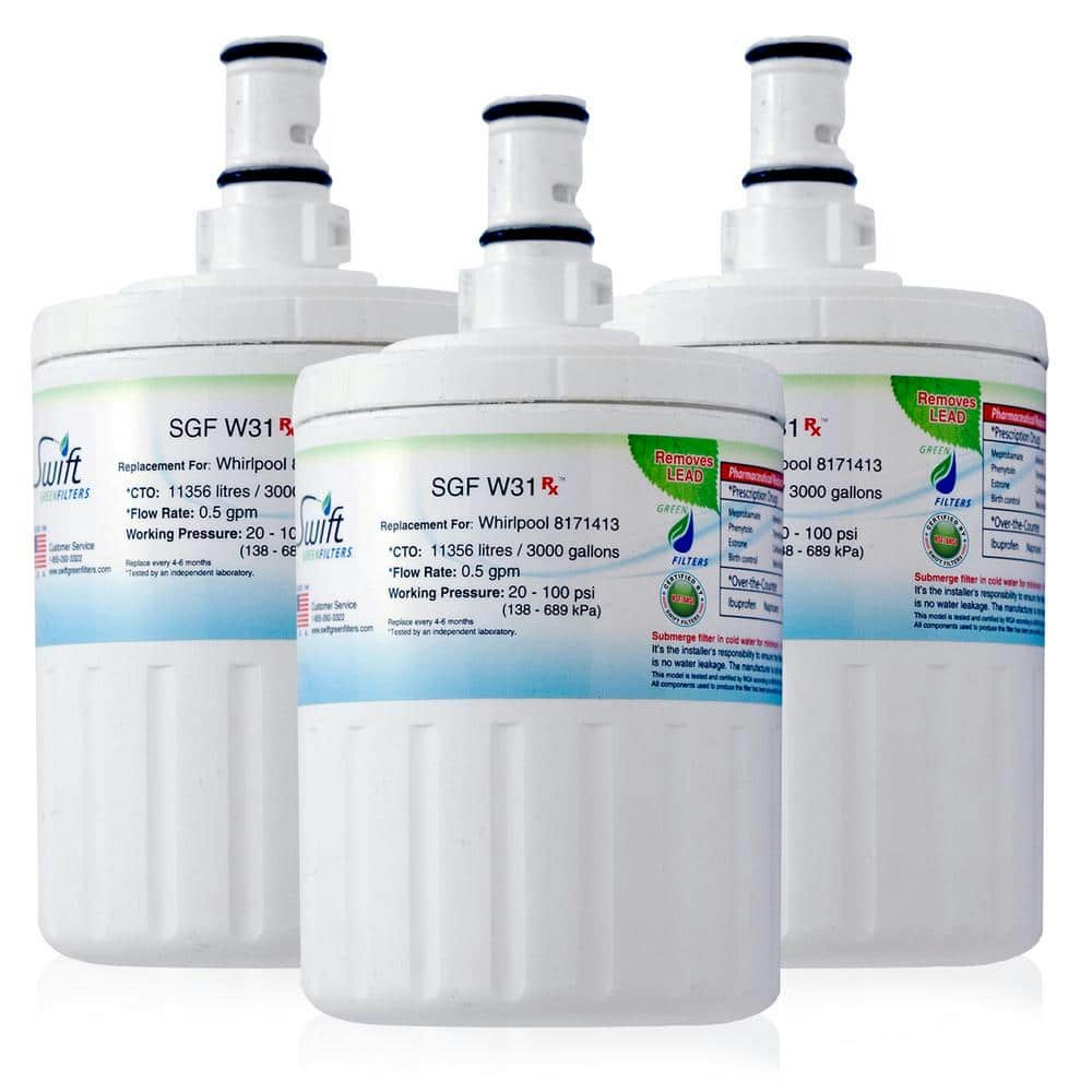 Compatible Refrigerator Water Filter 3-Pack: $74.80
