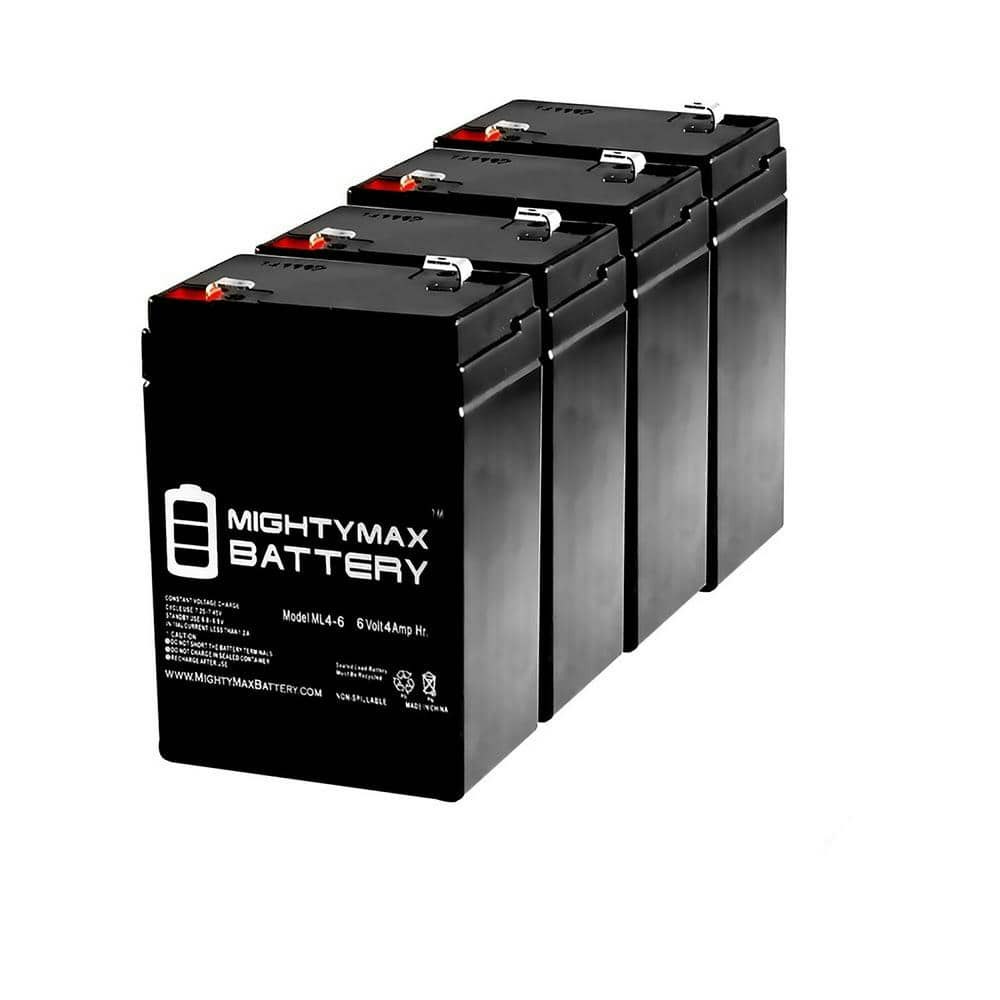 6V 4.5Ah Lead Acid Battery Replacement 4-Pack: $38.49 6V 4.5Ah Lead Acid Battery Replacement 4-Pack: $38.49