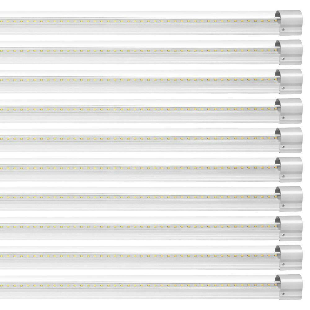 8-Foot 10,000-Lumen 80-Watt LED Shop Light 10-Pack: $461.11 8-Foot 10,000-Lumen 80-Watt LED Shop Light 10-Pack: $461.11