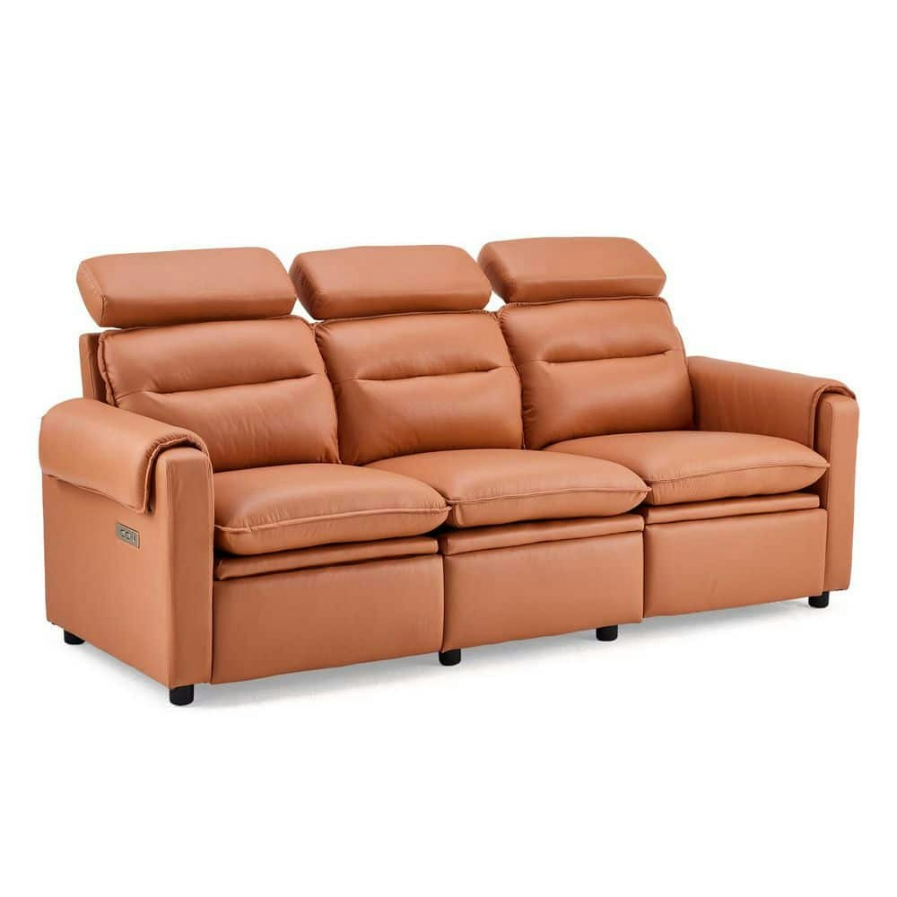 87-Inch 3-Seat Faux Leather Power Recliner with Storage: $799.99 87-Inch 3-Seat Faux Leather Power Recliner with Storage: $799.99