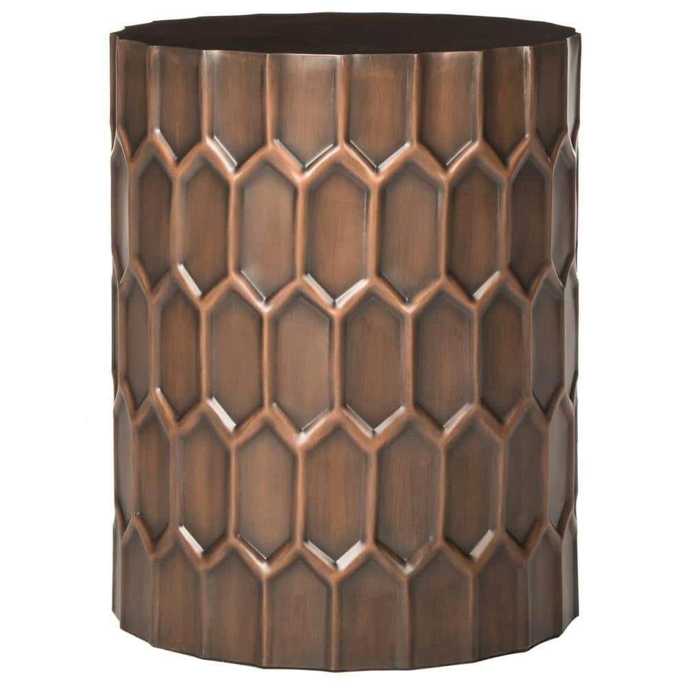 Corey Dark Brown Side Table: $267.64
