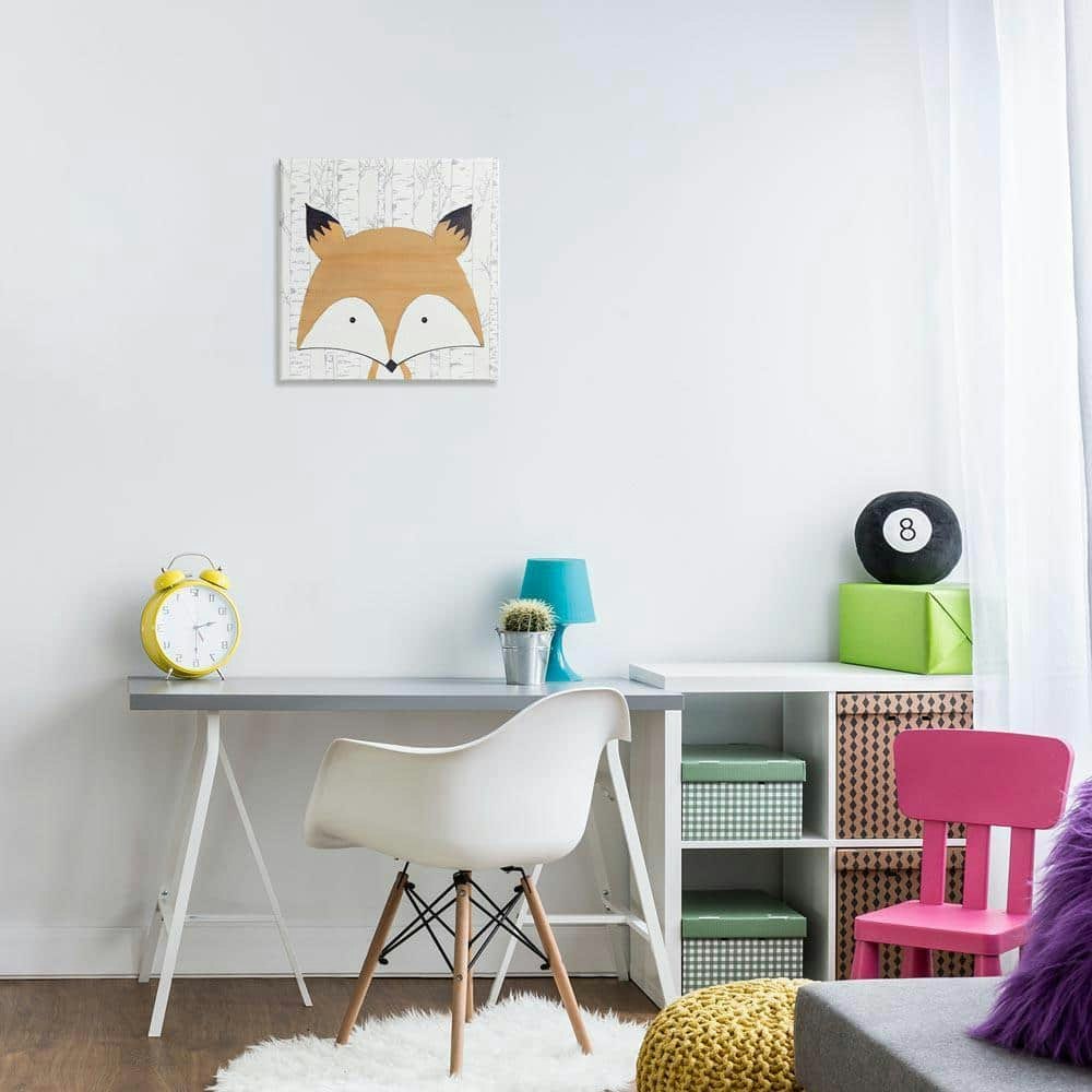 Whimsical Fox on Birch 17" x 17" Art Print: $43.45 Whimsical Fox on Birch 17" x 17" Art Print: $43.45