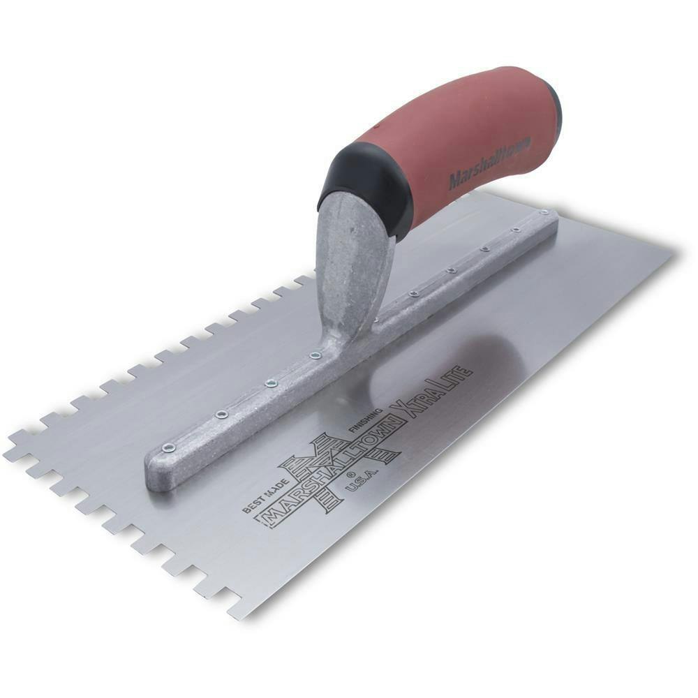 11-Inch Square Notched Flooring Trowel: $25.02