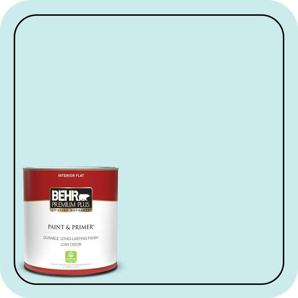 Behr Fountain Spout Flat Interior Paint and Primer 1-Quart: $17.48