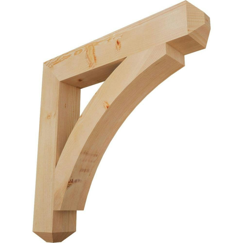 Douglas Fir Thorton Craftsman Smooth Bracket: $482.76
