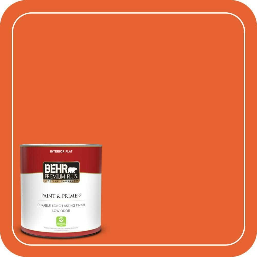 Flame 1-Quart Flat Interior Paint and Primer: $17.48 Flame 1-Quart Flat Interior Paint and Primer: $17.48