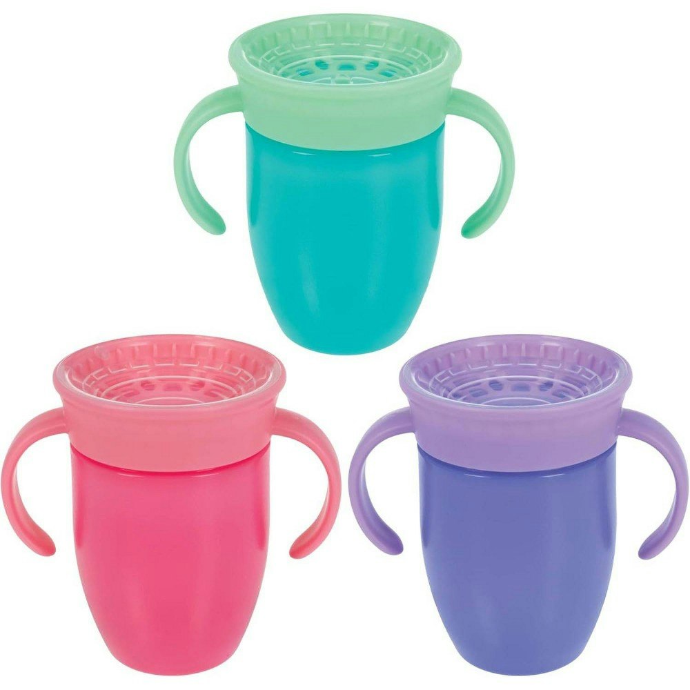 Nuby 7oz 360-Degree 2-Handle Cup 3-Pack: $8.59 Nuby 7oz 360-Degree 2-Handle Cup 3-Pack: $8.59