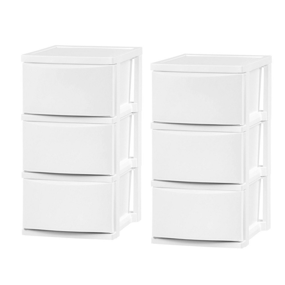 IRIS 3-Drawer Narrow Storage Chest 2-Pack: $59.99 IRIS 3-Drawer Narrow Storage Chest 2-Pack: $59.99