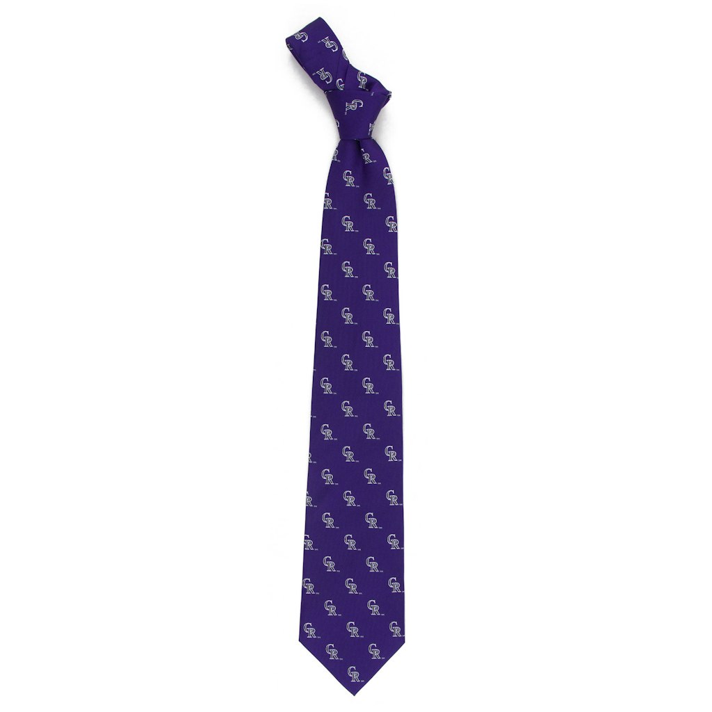 Colorado Rockies Woven Silk Tie: $48