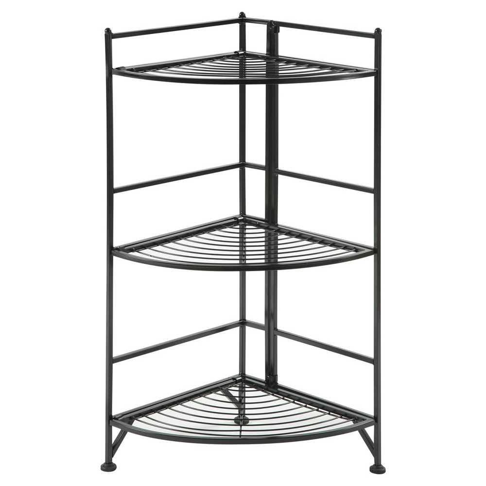 Breighton Home 32.5-Inch 3-Tier Folding Corner Shelf: $41.99 Breighton Home 32.5-Inch 3-Tier Folding Corner Shelf: $41.99