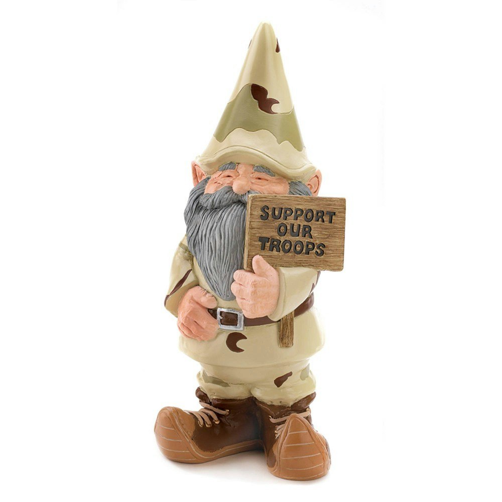 Zingz & Thingz 11.25-Inch Support Our Troops Polyresin Gnome: $32.49