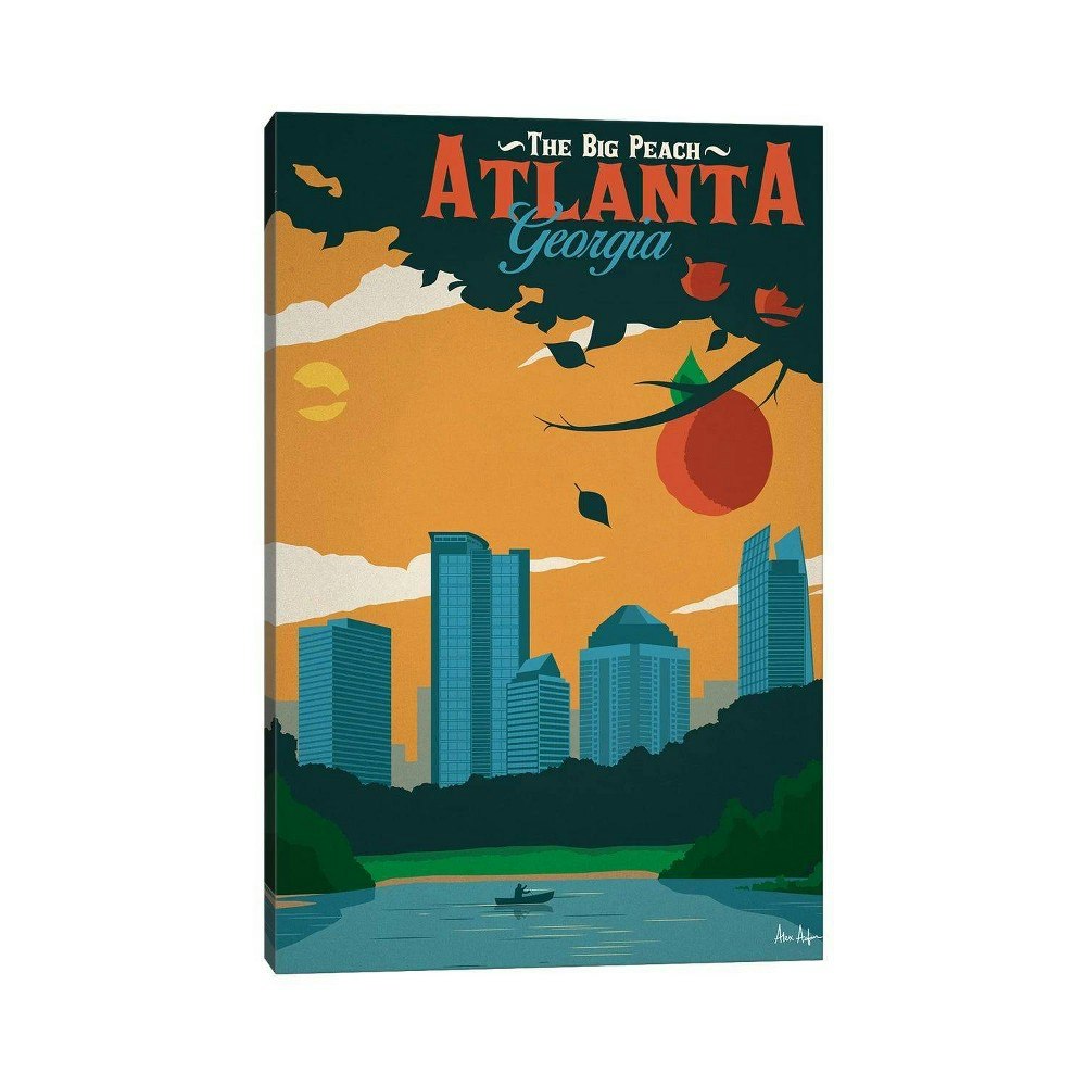 26" x 18" Atlanta Unframed Wall Canvas: $58.99 26" x 18" Atlanta Unframed Wall Canvas: $58.99
