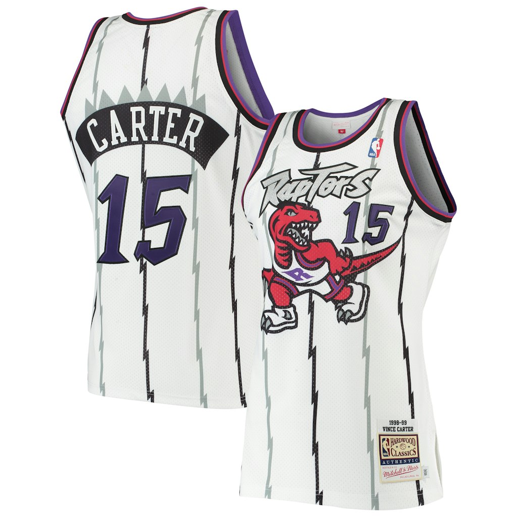 Mitchell & Ness Vince Carter Toronto Raptors 1998/99 Hardwood Classics Jersey: $299.99 Mitchell & Ness Vince Carter Toronto Raptors 1998/99 Hardwood Classics Jersey: $299.99