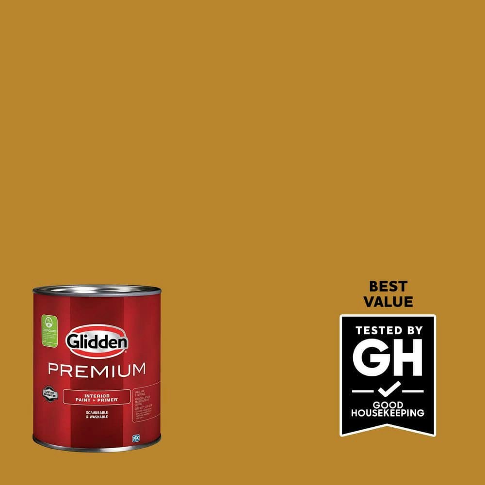 PPG Gothic Gold Flat Interior Latex Paint 1-Quart: $14.48