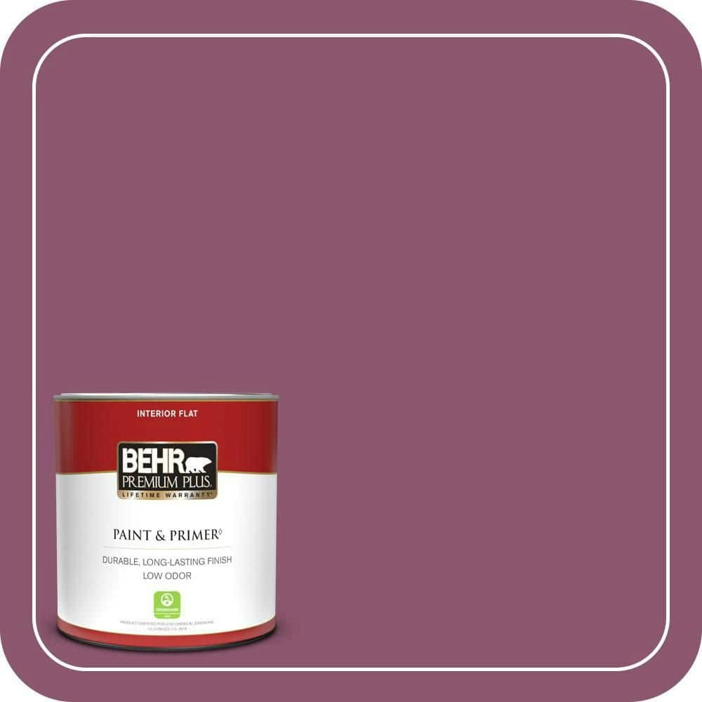 Majestic Orchid Flat Interior Paint & Primer 1-Quart: $17.48 Majestic Orchid Flat Interior Paint & Primer 1-Quart: $17.48
