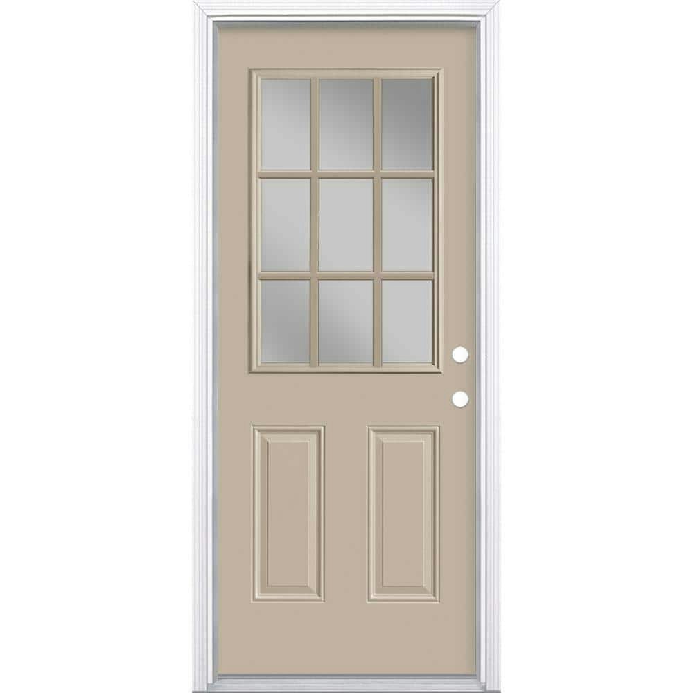 32" x 80" 9-Lite Steel Prehung Front Exterior Door: $1,004 32" x 80" 9-Lite Steel Prehung Front Exterior Door: $1,004