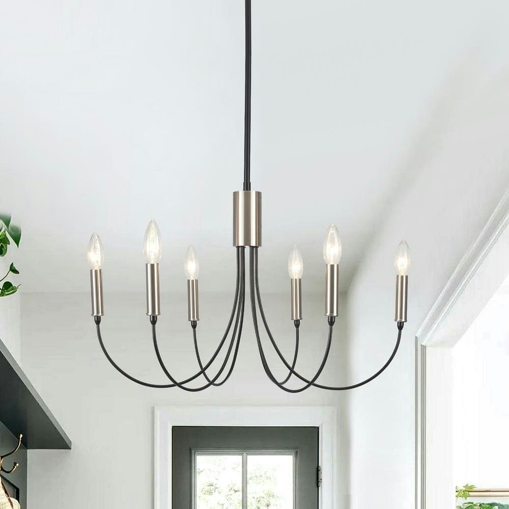 6-Light Candle Style Chandelier: $107.40 6-Light Candle Style Chandelier: $107.40