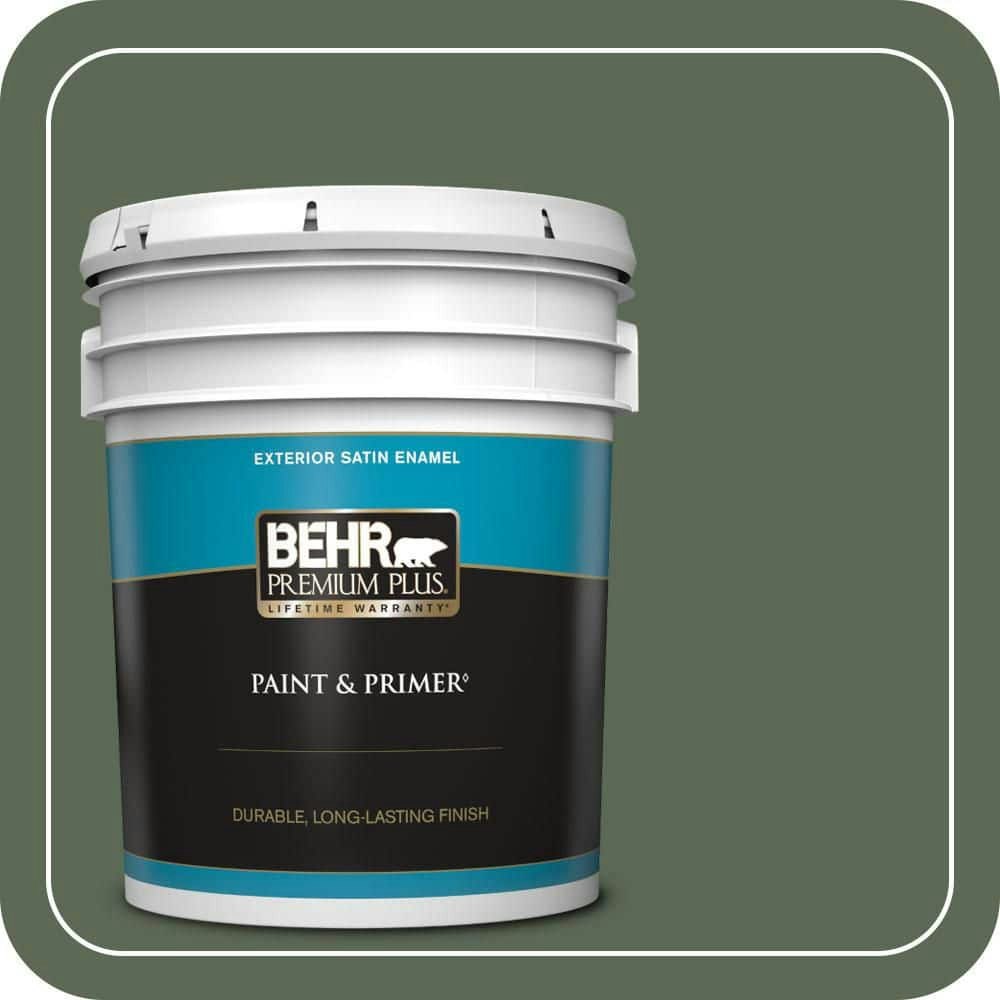 Behr Less Travelled Satin Enamel Exterior Paint & Primer 5-Gallon: $225