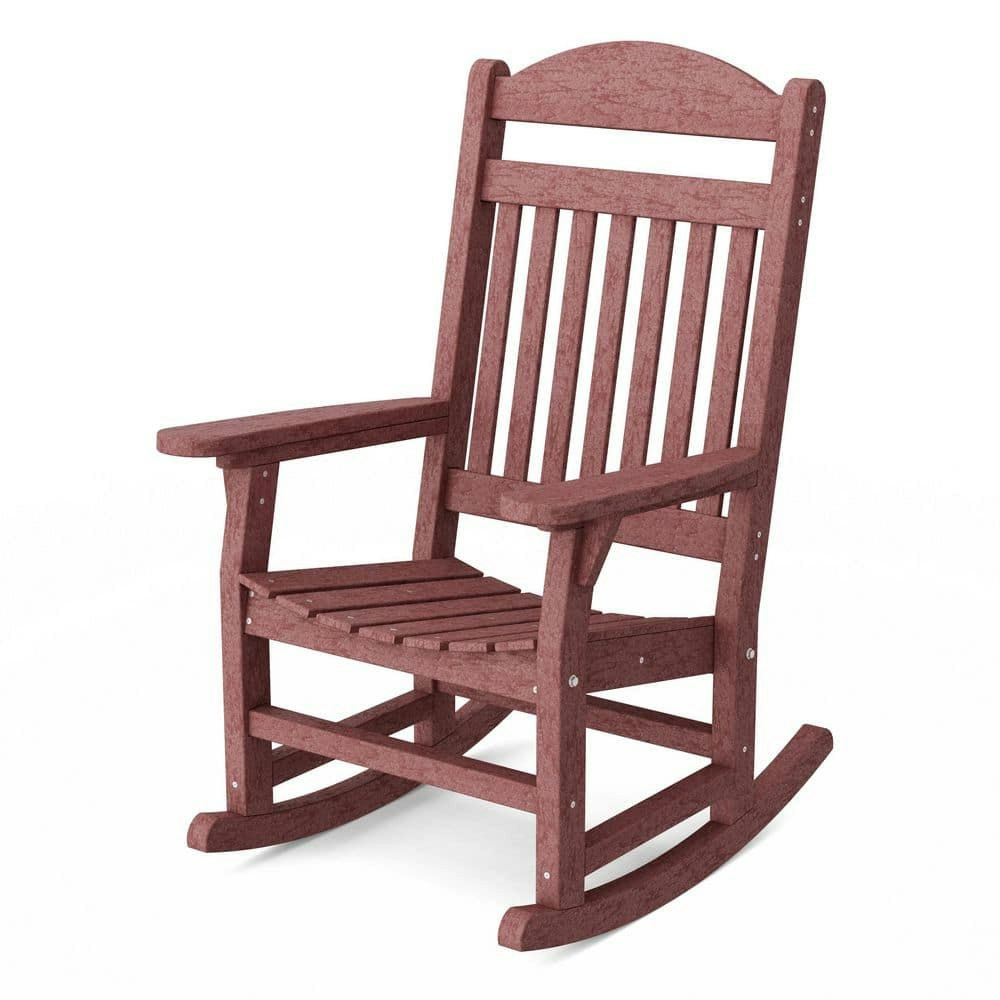 Heritage Cherrywood Traditional Plastic Rocking Chair: $603.81 Heritage Cherrywood Traditional Plastic Rocking Chair: $603.81