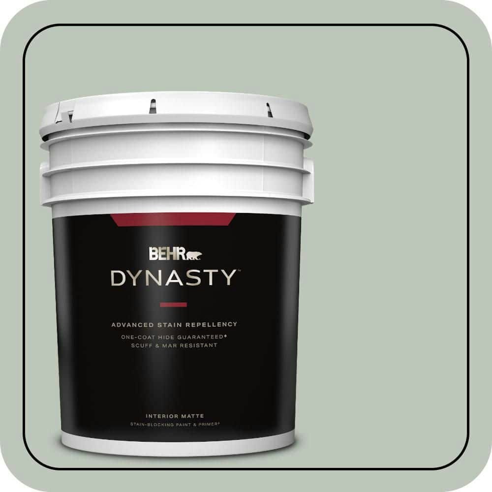 Behr 5-Gallon Contemplation Matte Interior Stain-Blocking Paint and Primer: $289 Behr 5-Gallon Contemplation Matte Interior Stain-Blocking Paint and Primer: $289