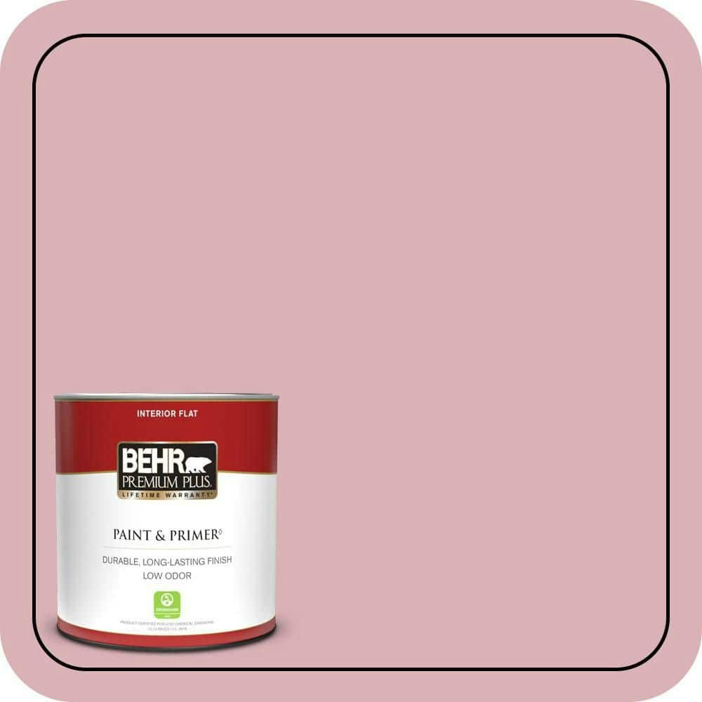 Peony Flat Low Odor Interior Paint & Primer 1-Quart Can: $17.48