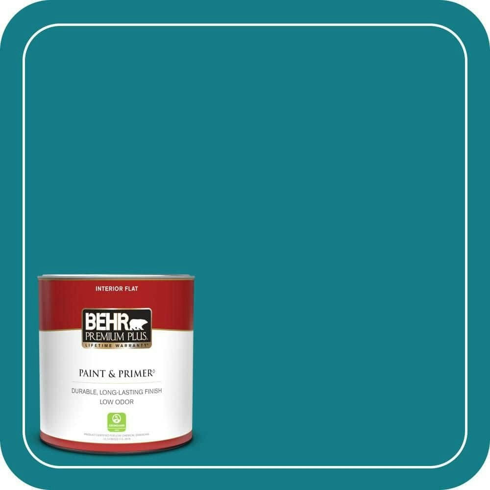 Behr Caribe Interior Flat Paint & Primer 1-Quart: $17.48 Behr Caribe Interior Flat Paint & Primer 1-Quart: $17.48