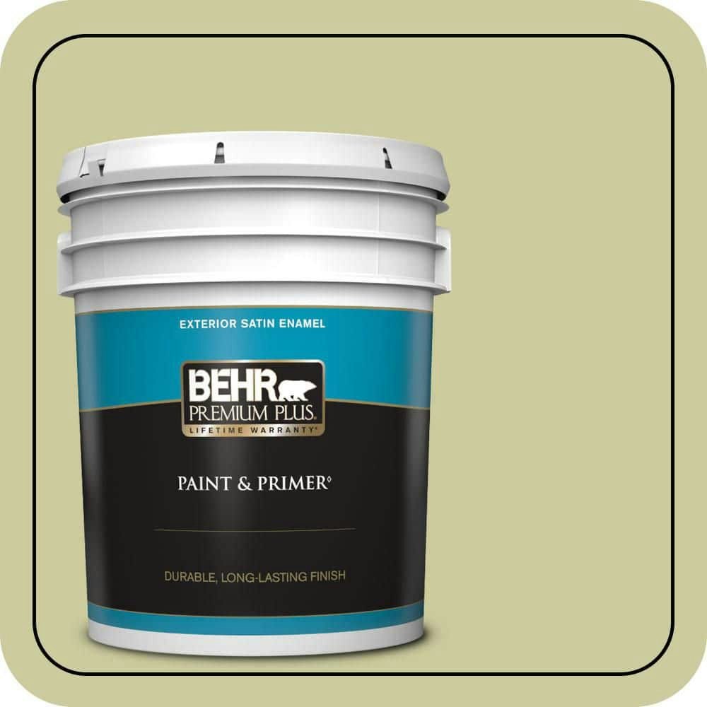 Behr Anjou Pear 5-Gallon Satin Exterior Paint and Primer: $225 Behr Anjou Pear 5-Gallon Satin Exterior Paint and Primer: $225