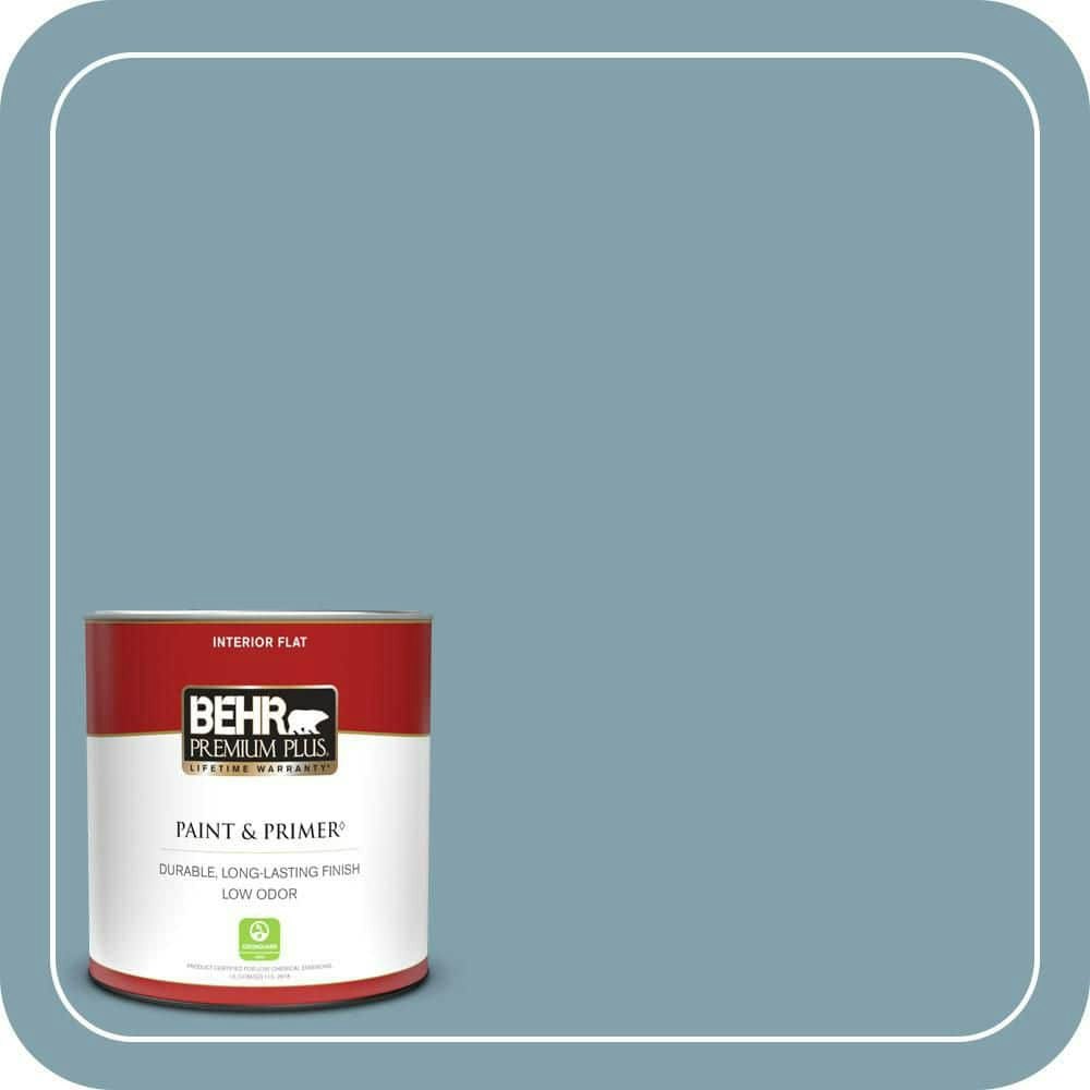 Cloisonne Blue 1-Quart Flat Interior Paint and Primer: $17.48 Cloisonne Blue 1-Quart Flat Interior Paint and Primer: $17.48