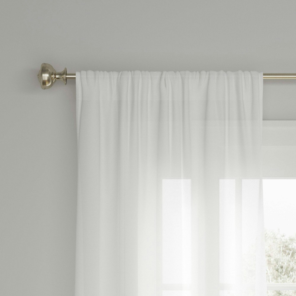 Threshold 54"x95" Light Filtering Farrah Window Curtain Panel: $30 Threshold 54"x95" Light Filtering Farrah Window Curtain Panel: $30