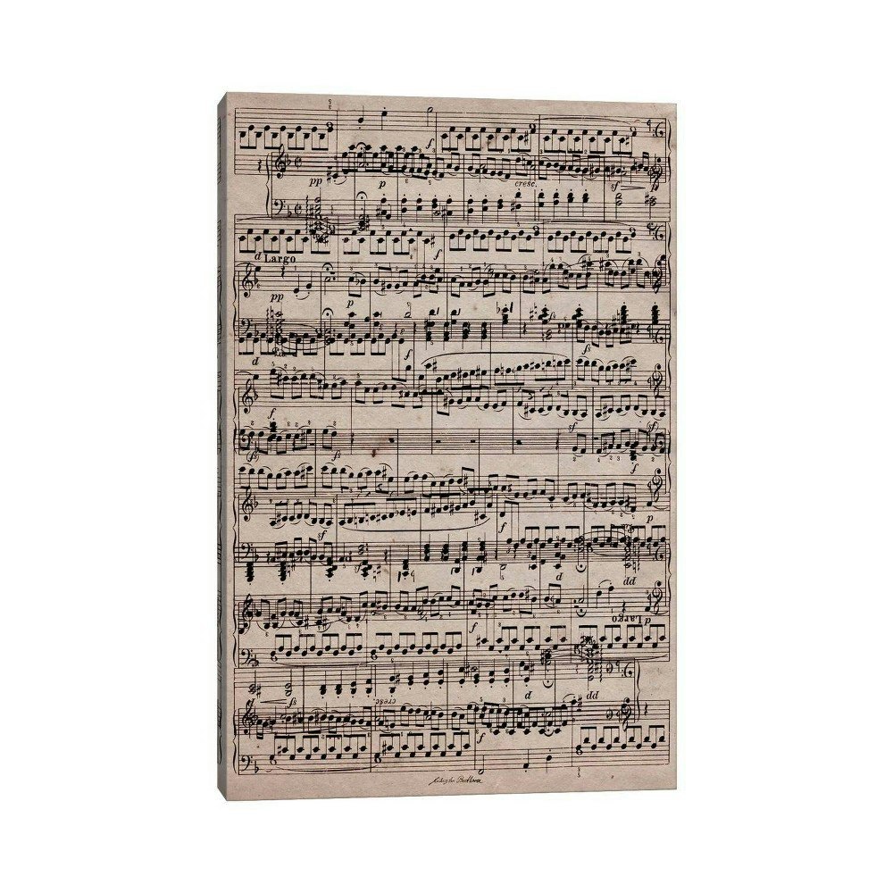 26" x 18" Ode to Joy Modern Art Unframed Canvas: $82.99 26" x 18" Ode to Joy Modern Art Unframed Canvas: $82.99