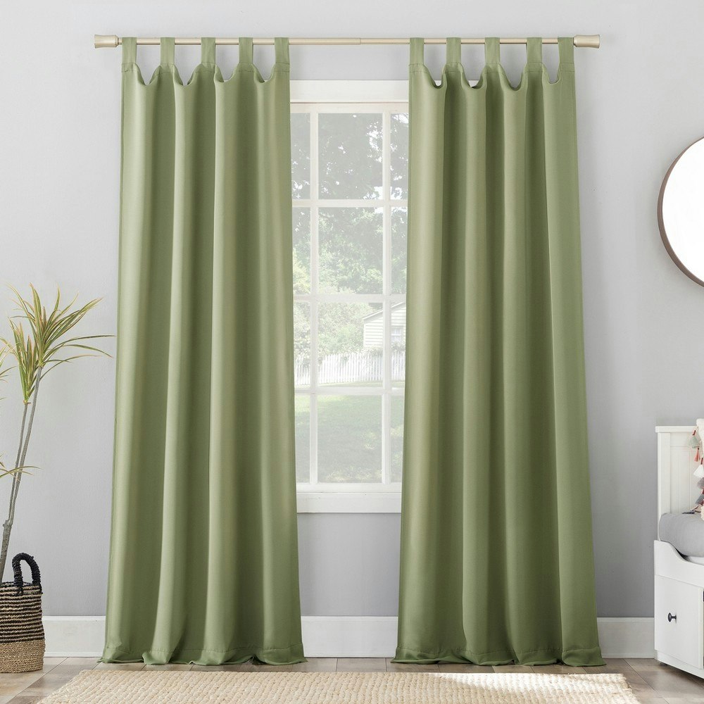 Sun Zero 40"x95" Kenneth Blackout Thermal Curtain Panel: $12.99 Sun Zero 40"x95" Kenneth Blackout Thermal Curtain Panel: $12.99