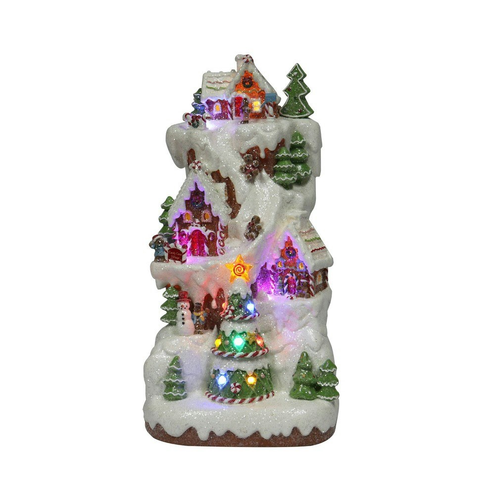 Moments in Time 15.75-Inch Gingerbread Village Multi-Tiered Mountain: $249.99