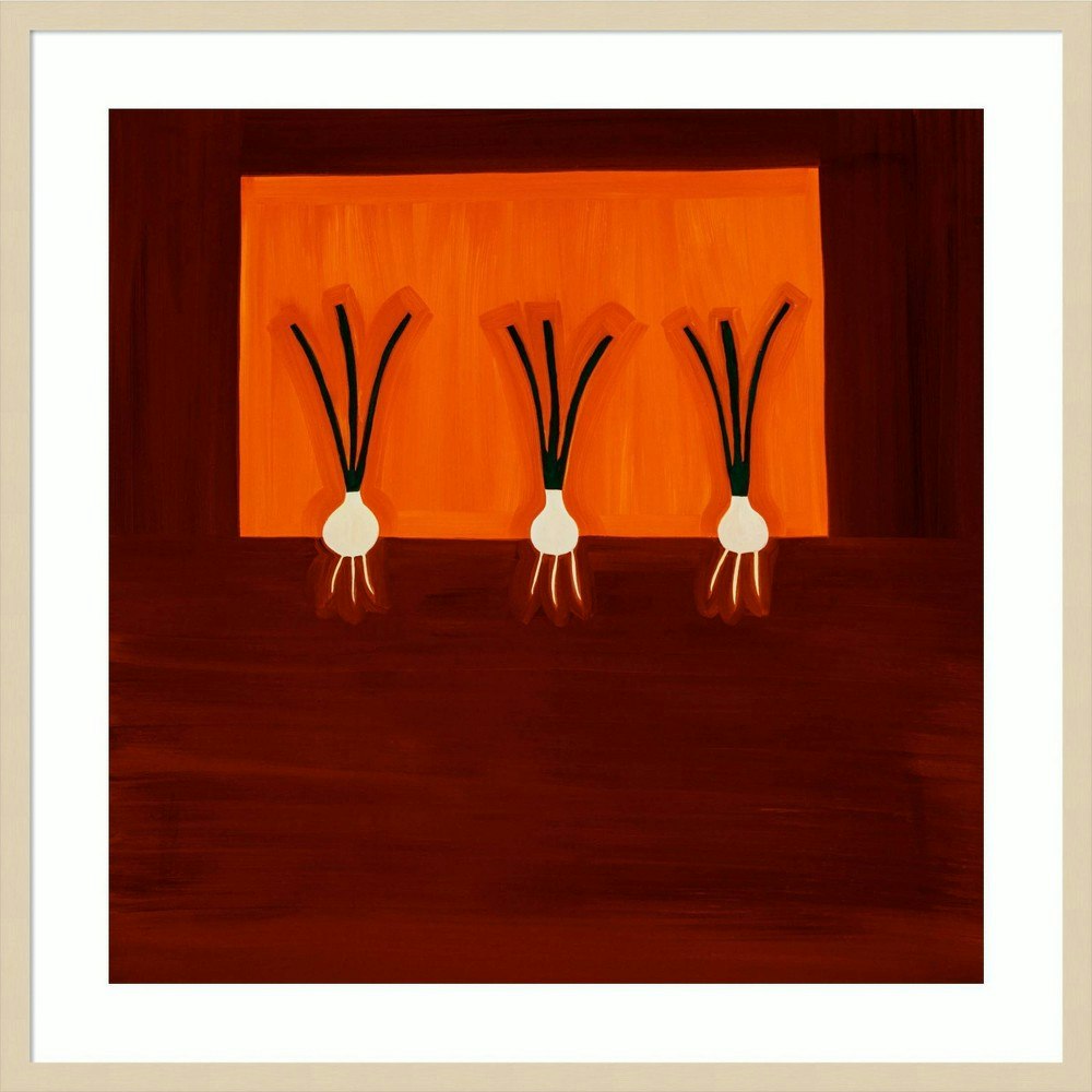 Amanti Art Onions by Cristina Rodriguez Wood Framed Wall Art Print: $263.99 Amanti Art Onions by Cristina Rodriguez Wood Framed Wall Art Print: $263.99