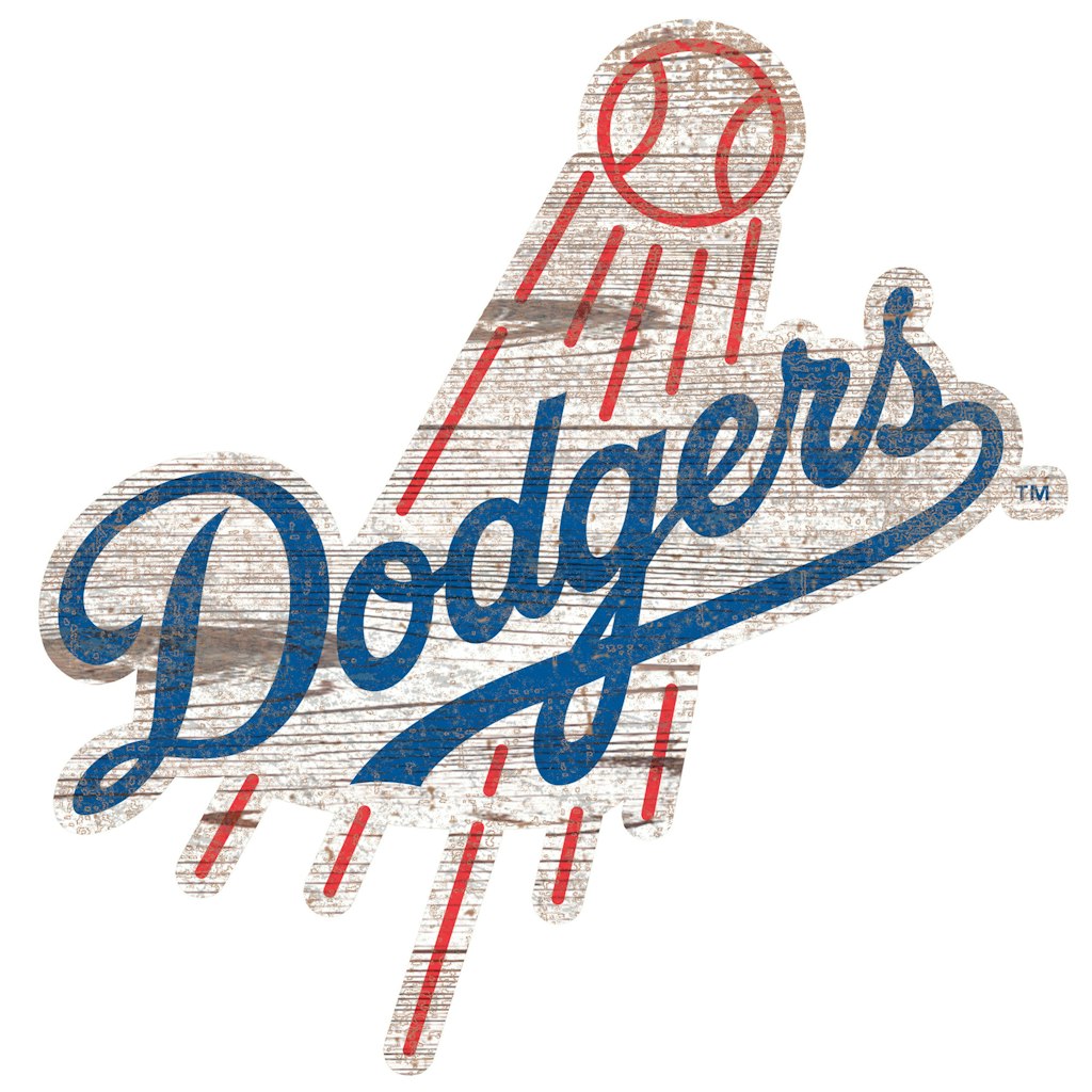 Los Angeles Dodgers Logo Cutout Sign: $59.99