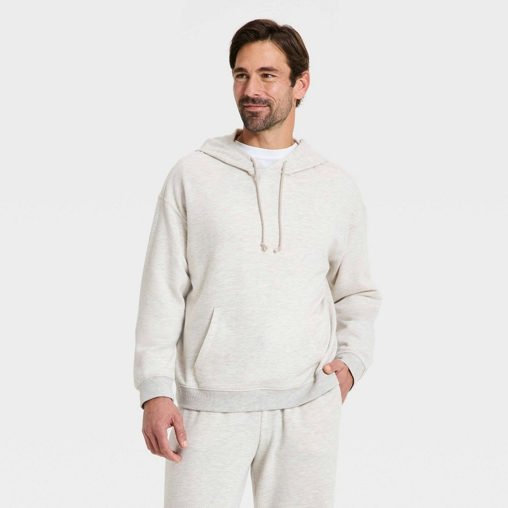 Goodfellow & Co Men's Textured Knit Lounge Hoodie: $30