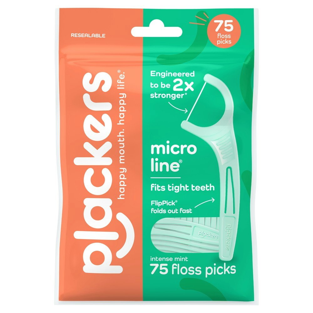Plackers Dental Floss Picks 75-Count: $2.79 Plackers Dental Floss Picks 75-Count: $2.79