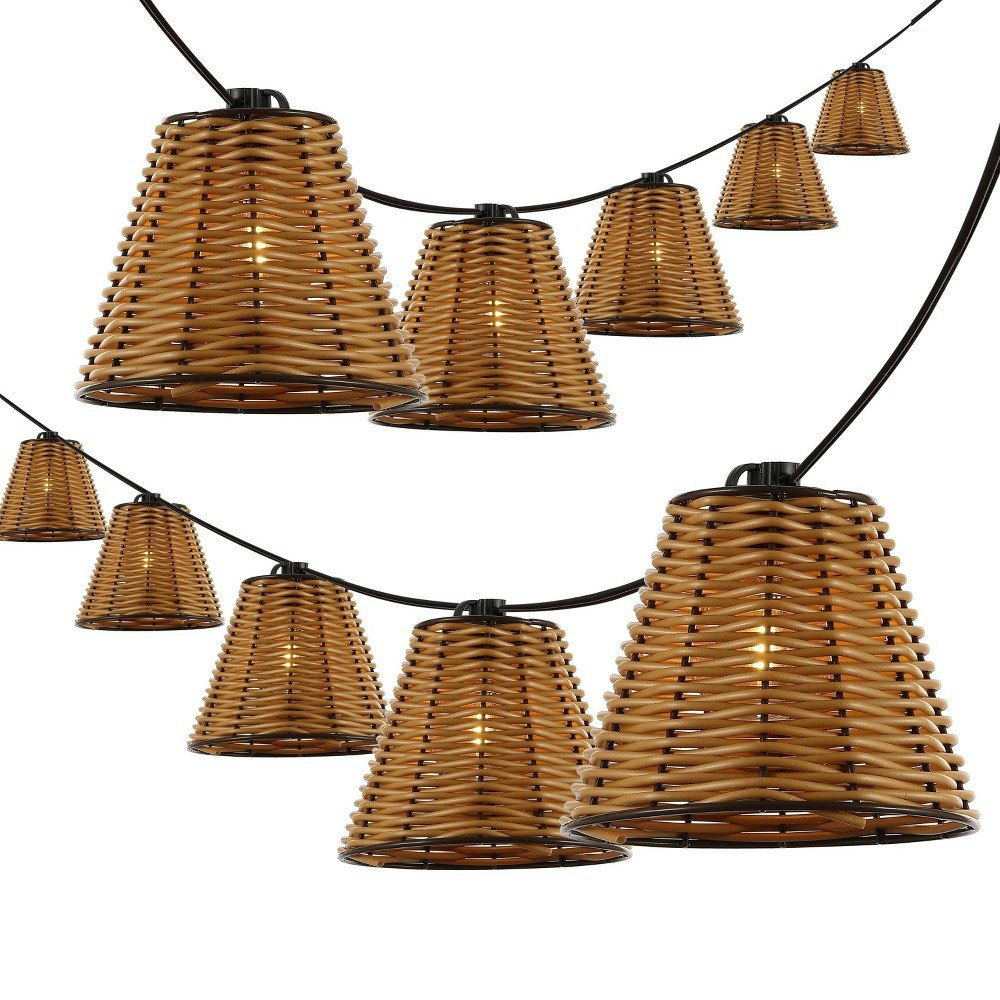 Jonathan Y Payton 10-Foot 10-Light Faux-Rattan String Lights: $69.99 Jonathan Y Payton 10-Foot 10-Light Faux-Rattan String Lights: $69.99