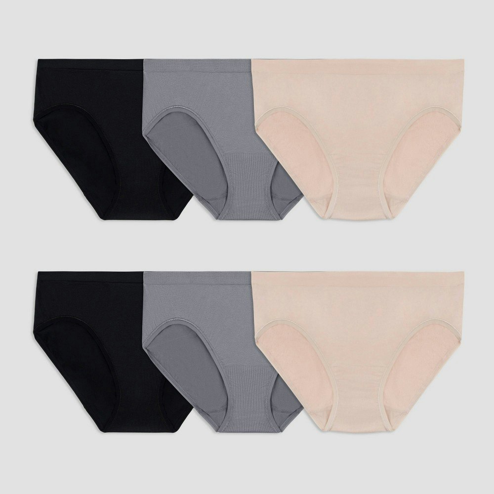 Fruit of the Loom Women's Seamless Bikini Underwear 6-Pack: $17.99 Fruit of the Loom Women's Seamless Bikini Underwear 6-Pack: $17.99
