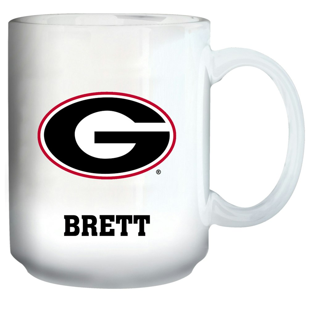 Georgia Bulldogs 15-ounce Personalized Mug: $34.99
