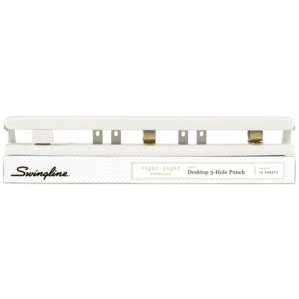 Sugar Paper Essentials 3-Hole Desktop Punch: $15.99 Sugar Paper Essentials 3-Hole Desktop Punch: $15.99