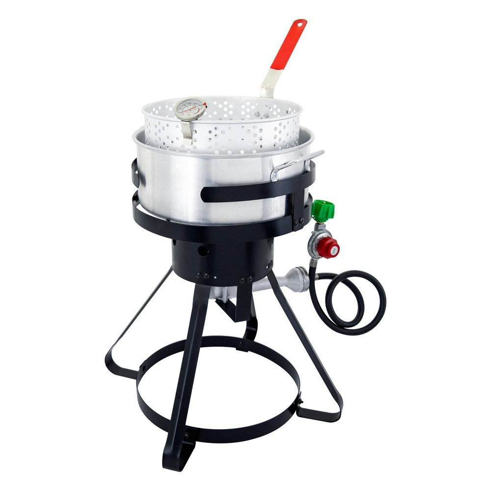 10.5-Quart Aluminum Fish and Wing Fryer Kit: $57.99 10.5-Quart Aluminum Fish and Wing Fryer Kit: $57.99